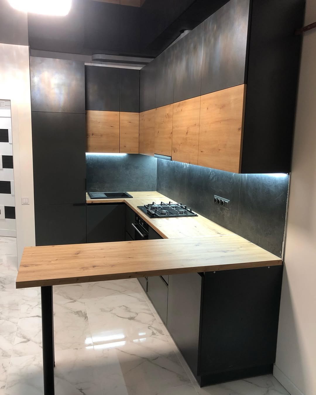 Custom wardrobe — walk-in closet