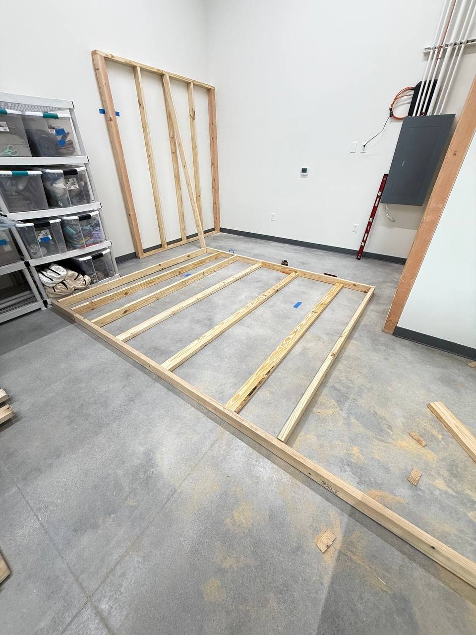 Entryway after detailing work