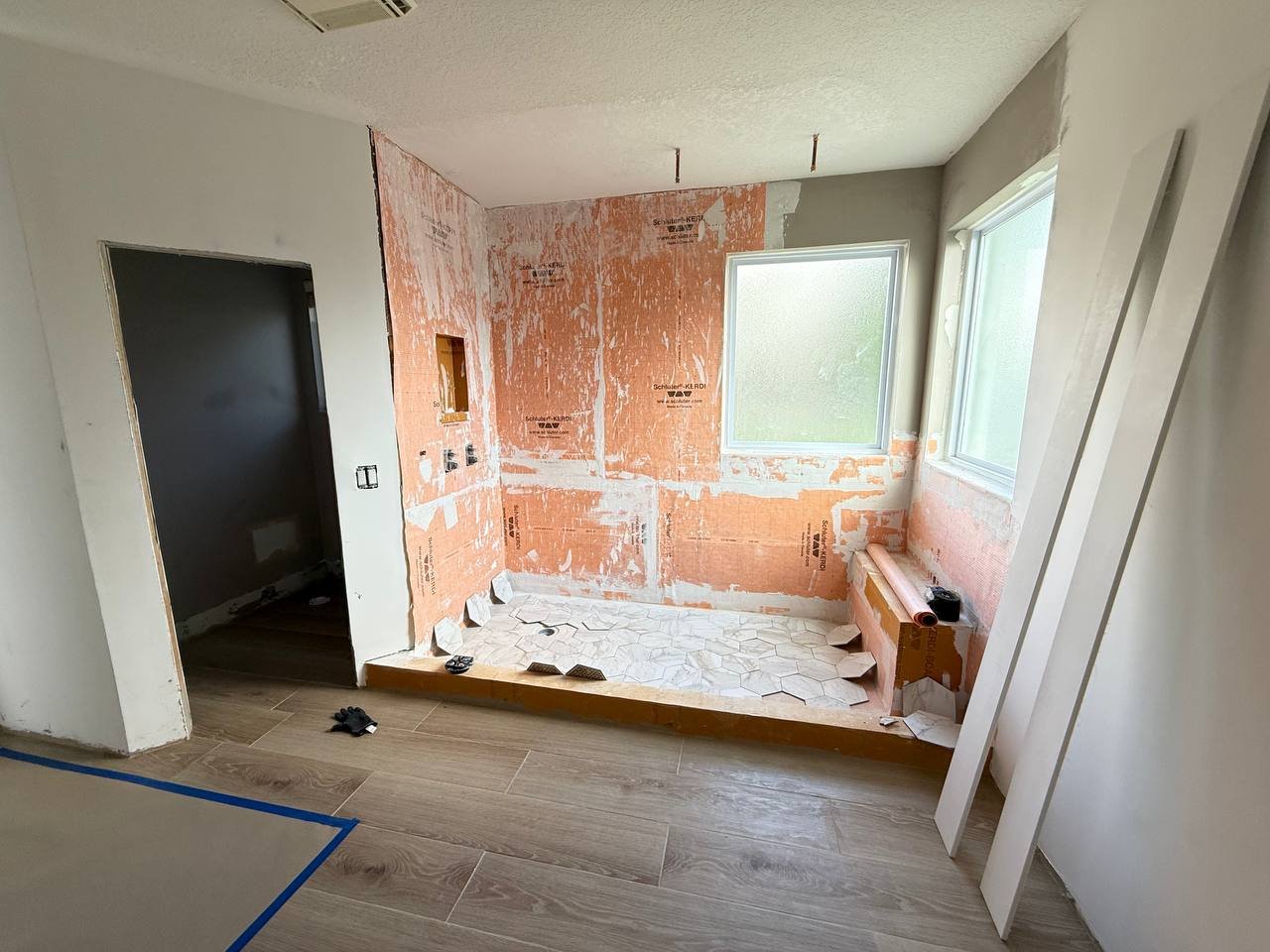 Door finish before upgrade